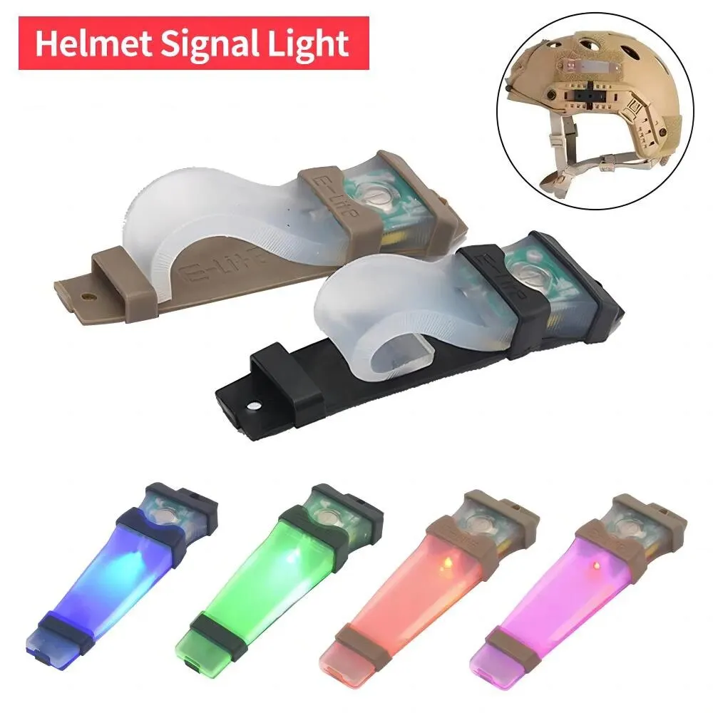 BOOIU Tactical FMA Helmet Safety Flashing Light IR Strobe Waterproof Outdoor Survival Signal Light Hiking Identification Lamp