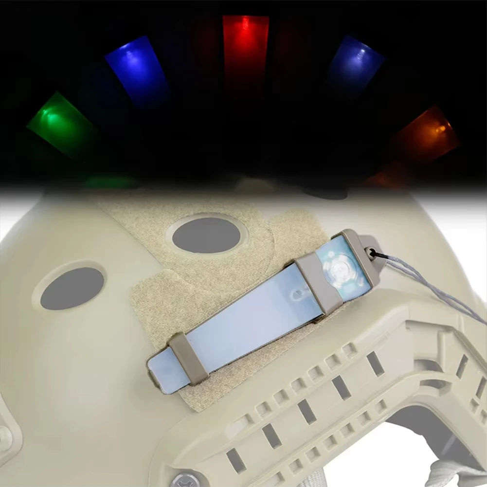 BOOIU Tactical FMA Helmet Safety Flashing Light IR Strobe Waterproof Outdoor Survival Signal Light Hiking Identification Lamp