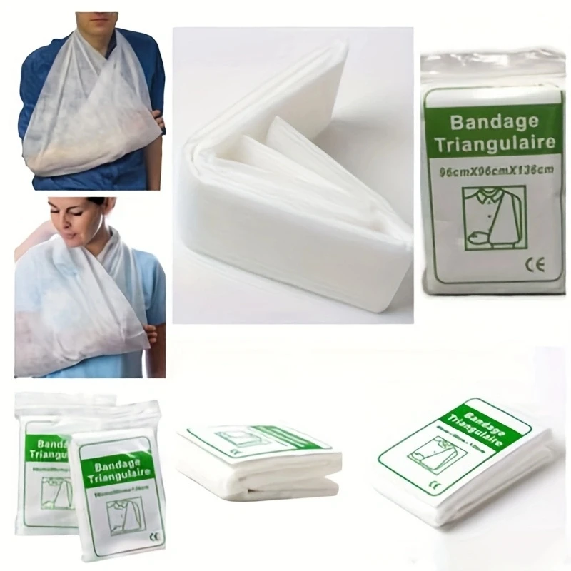 1Pc First Aid Kit Medical Bandage Fracture Fixation Triangular First Aid Bandage Emergency Camping Accessories