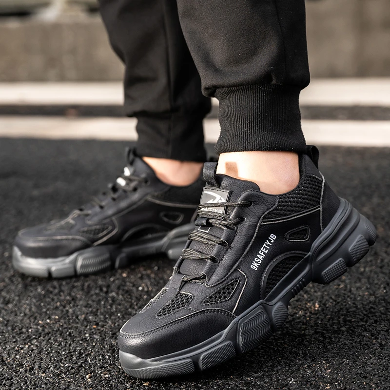 New Unisex Safety Shoes Men Work Sneakers Indestructible Safety Boots Women Shoes Men Steel Toe Shoes Sport Style