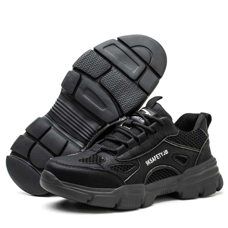 New Unisex Safety Shoes Men Work Sneakers Indestructible Safety Boots Women Shoes Men Steel Toe Shoes Sport Style