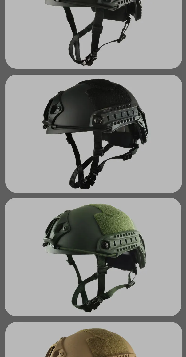 FAST Tactical Protective Helmet Airsoft MH Helmet ABS New Thickened Outdoor PJ Air Gun Shooting CS Protective Equipment