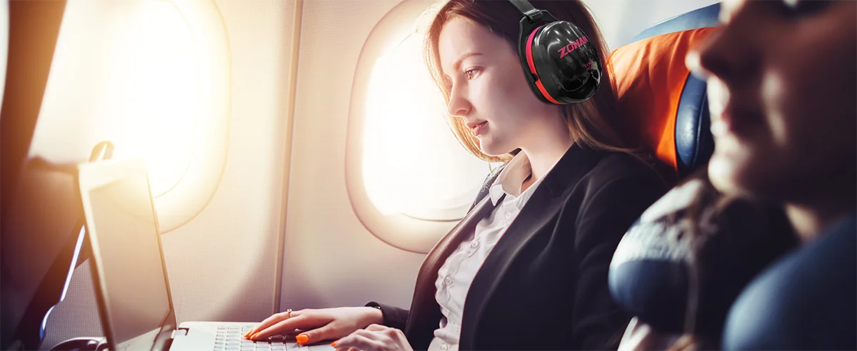 ZOHAN Noise Reduction Earmuffs Hearing Protection Safety Earmuffs Ear Defenders NRR 28dB For Autism Shooting Mowing Fire Works