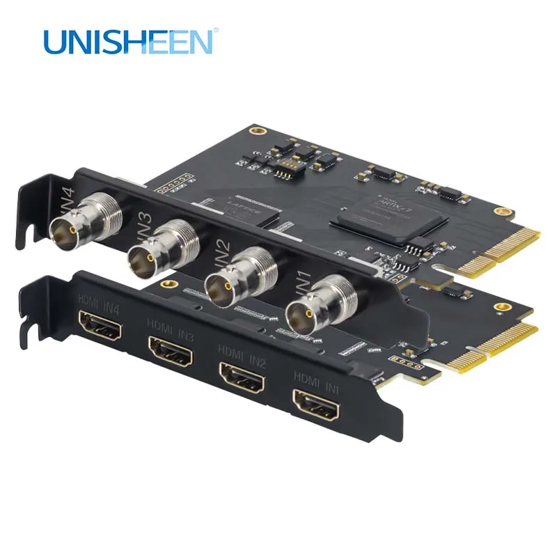 UNISHEEN Hot-Sale Easy VIDEO CAPTURE Box UC3200HS FPGA Grabber Dongle Game Live Stream Broadcast 1080P USB3.0 60FPS SDI HDMI