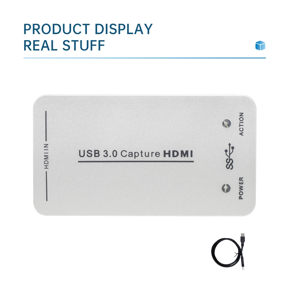 UNISHEEN Hot-Sale Easy VIDEO CAPTURE Box UC3200HS FPGA Grabber Dongle Game Live Stream Broadcast 1080P USB3.0 60FPS SDI HDMI