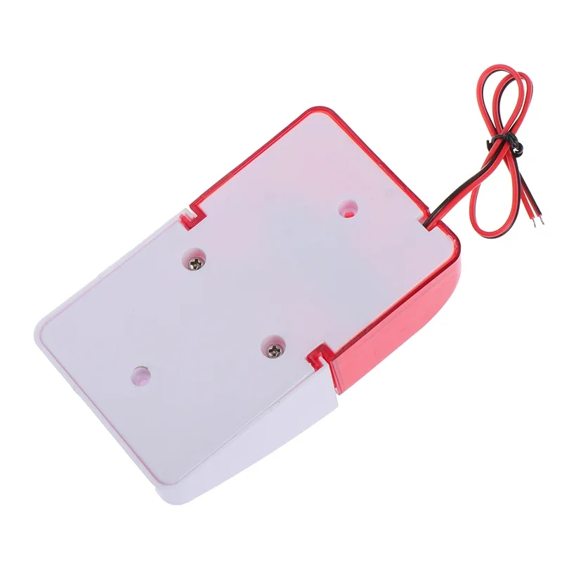 120 DB Flash LED Strobe Light Wired Siren 12V/ 24V /220V Work For Wifi GSM PSTN Home Security Voice Burglar Alarm System