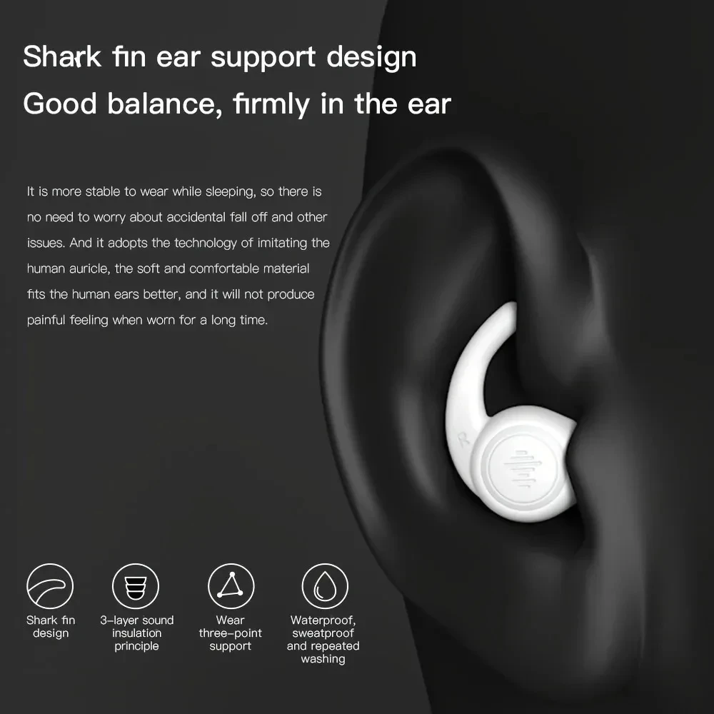 1 Pair Soft Silicone Earplugs Noise Cancelling Reusable Anti-noise Earplug For Concerts Sleep Swimm Waterproof Ear Plugs