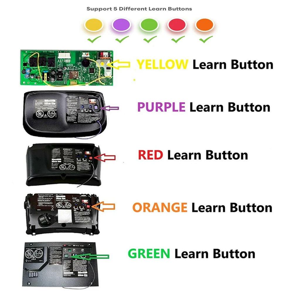 370LM 371LM 372LM 373LM Compatible 315MHz Garage Door Remote 139.53753 Craftsman Rolling Code 315 MHz