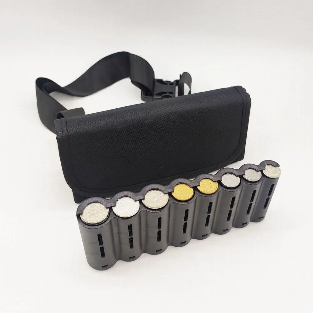 Multi Pocket Waist Bag Wallet With Euro Coin Dispenser Waiter Purse Coin Organizer For Waitress Server Cashier Change