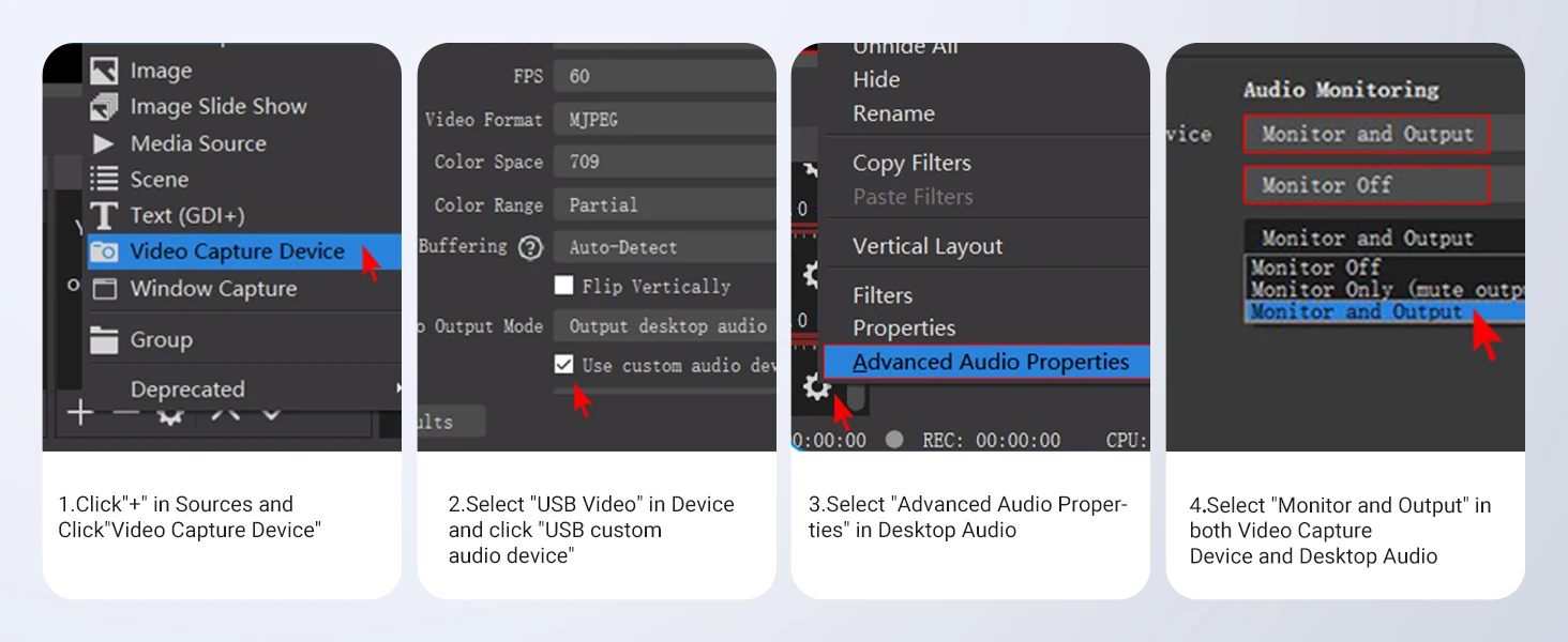 UGREEN HDMI Video Capture Card 1080P@60Hz HDMI to USB Type C Video Grabber Box for PC Computer Camera Live Streaming Record