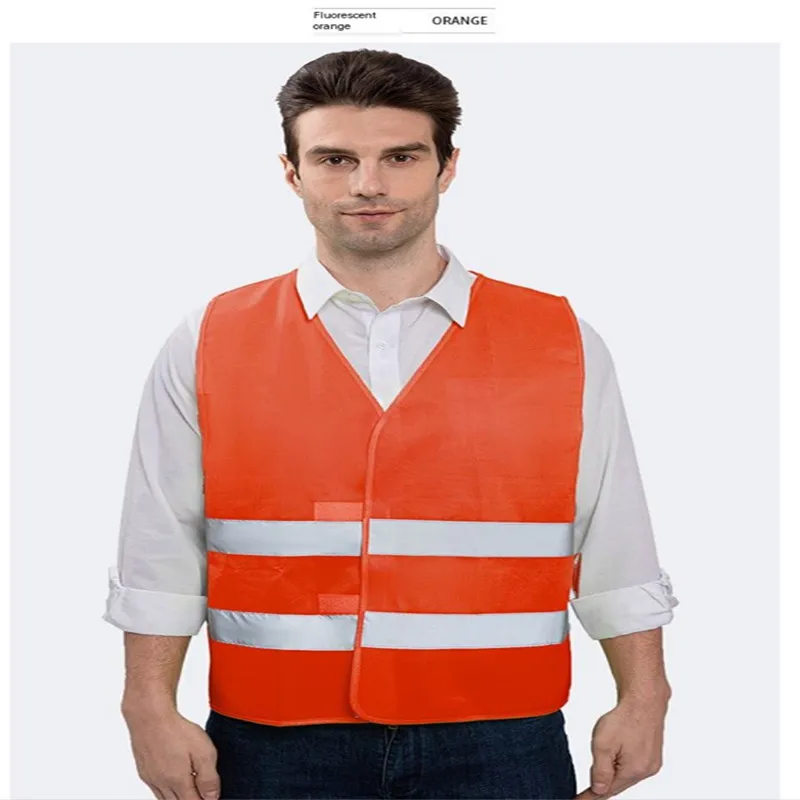 High Quality Vehicle Traffic and Environmental Sanitation Reflective Clothing, Vehicle Inspection, Yellow Safety Vest, Construct