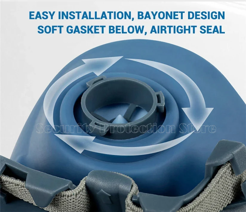 17in1 7502 Dust Gas Respirator Half Face Dust Mask For Painting Spraying Organic Vapor Chemical Gas Filter Work Safety For 3M