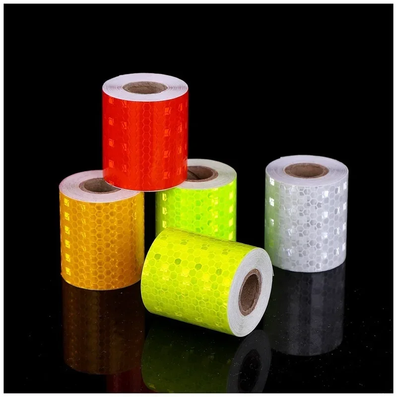 6 Colors Reflective Strip 5cm X 3m Reflective Car Sticker Tape Car Truck Trailer Safety Accessories