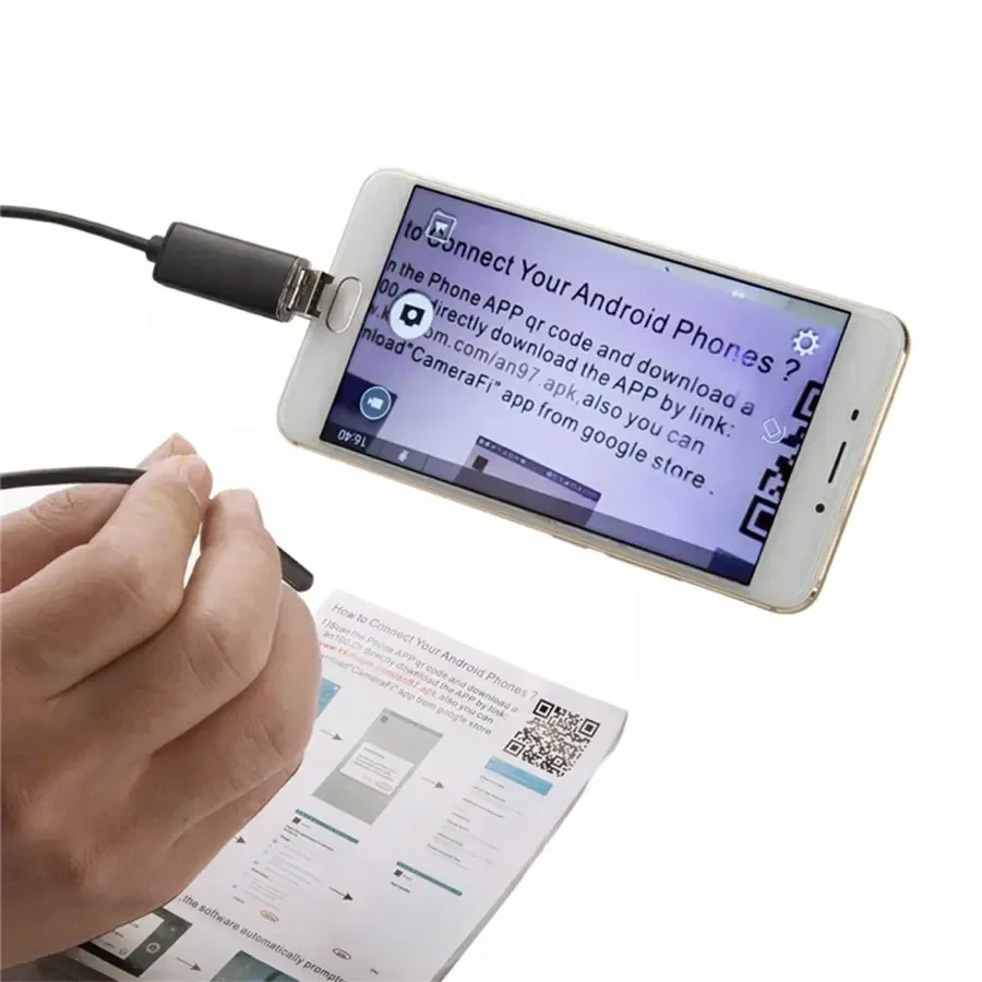 3.9/5.5/7.0/8mm 1080P 3IN1 Single Dual Lens Endoscopic Inspection Tool Camera Piping Endoscope For Android Mobile Smartphone Car