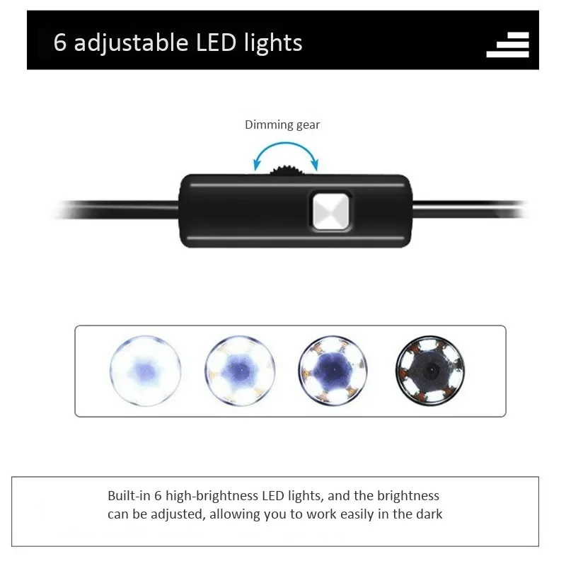 3.9/5.5/7.0/8mm 1080P 3IN1 Single Dual Lens Endoscopic Inspection Tool Camera Piping Endoscope For Android Mobile Smartphone Car