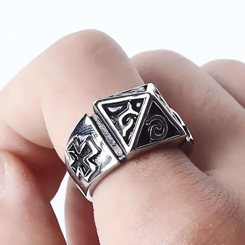 Self Defense Ring Personal Security Protection Equipment For Travel Outdoor Survival Women Men Universal Titanium Steel