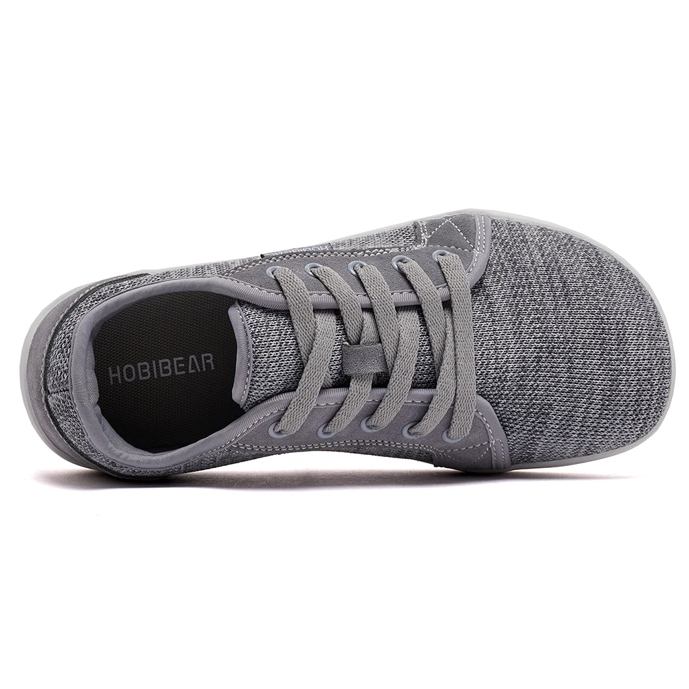 HOBIBEAR Men Wide Barefoot Shoes for Unisex Trail Running Non-Slip Minimalist Walking Shoes