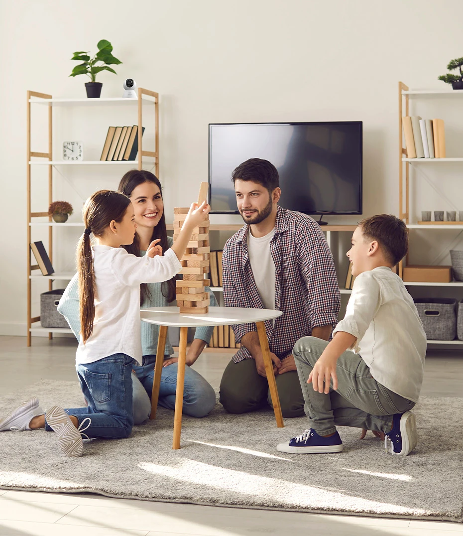 Baseus 4MP IP Camera Smart 5G WIFI Security Camera Indoor Home Protection PT 3K High Clarity Two Way Audio Surveillance Camera