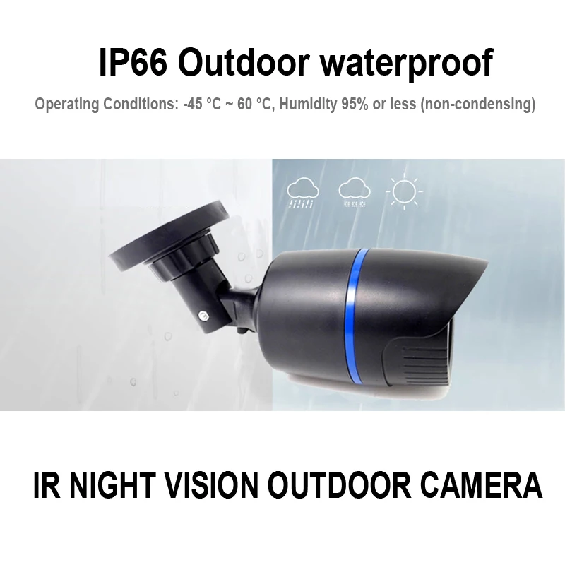 JIENUO 4K HD AHD Camera 5MP Infrared Night Vision 2MP Outdoor Waterproof CCTV Security Surveillance 1080P Indoor Home Bullet Cam