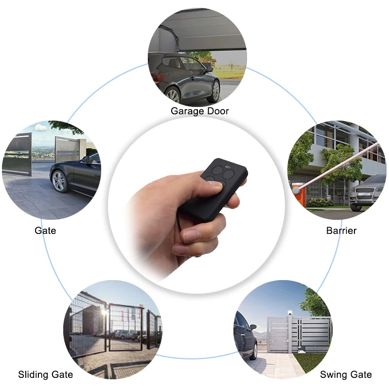 1/3/5/10pcs Garage Door Gate Remote Control Upgrade SMG-233 Multi-frequency Replicator 280-868MHz 433mhz Command Transmitter