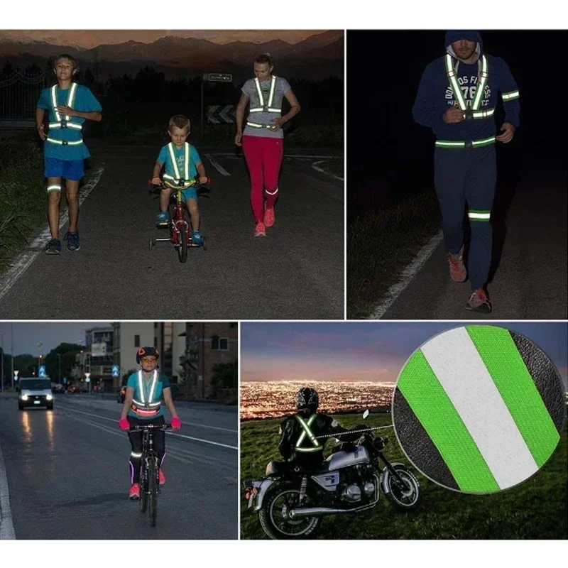 Car Clothing for Safety Traffic Safety Vest Outdoor for Running Cycling Sports Vest Night Running Leisure Sports Vest