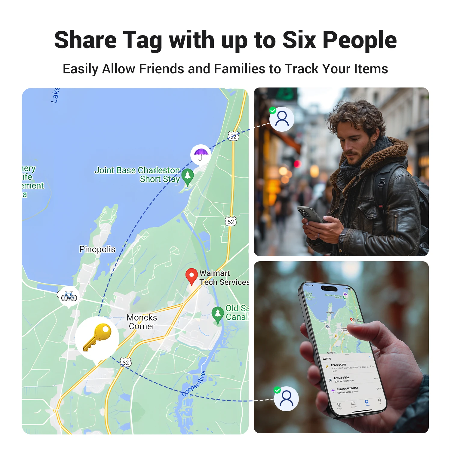 UGREEN Finder Security SmartTrack Link SmartTag With Apple Find My Key Bluetooth Tracker For Earbud Luggage MFi Phone Finder IOS