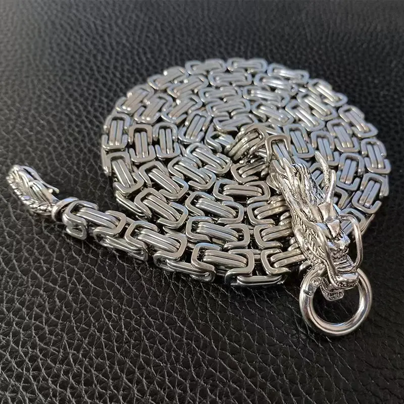 104CM Self-Defense Bracelet Stainless Steel Dragon Personal Security Protection Equipment Removable Outdoor EDC Tool
