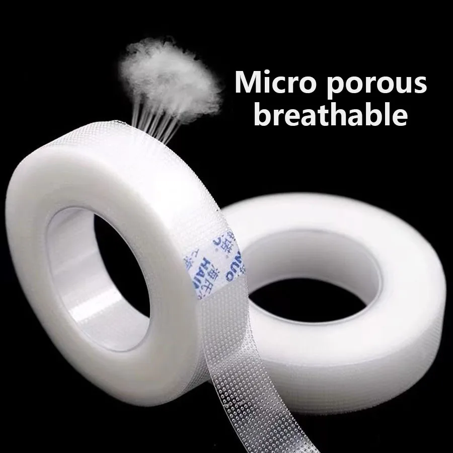 Transparent Tape Easy to Tear Micropore PE Breathable Tape Professional Lashes  Extension Tape Surgical Wound Dressing Tape