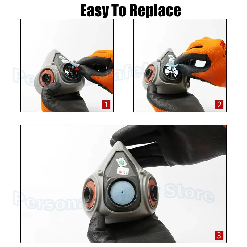 New 6281 Head Belt Strip Set For 6200 Dust Mask Half Face Gas Respirator Replace Accessories For 3m 6200 Work Safety
