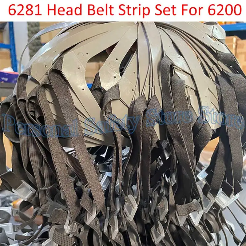 New 6281 Head Belt Strip Set For 6200 Dust Mask Half Face Gas Respirator Replace Accessories For 3m 6200 Work Safety