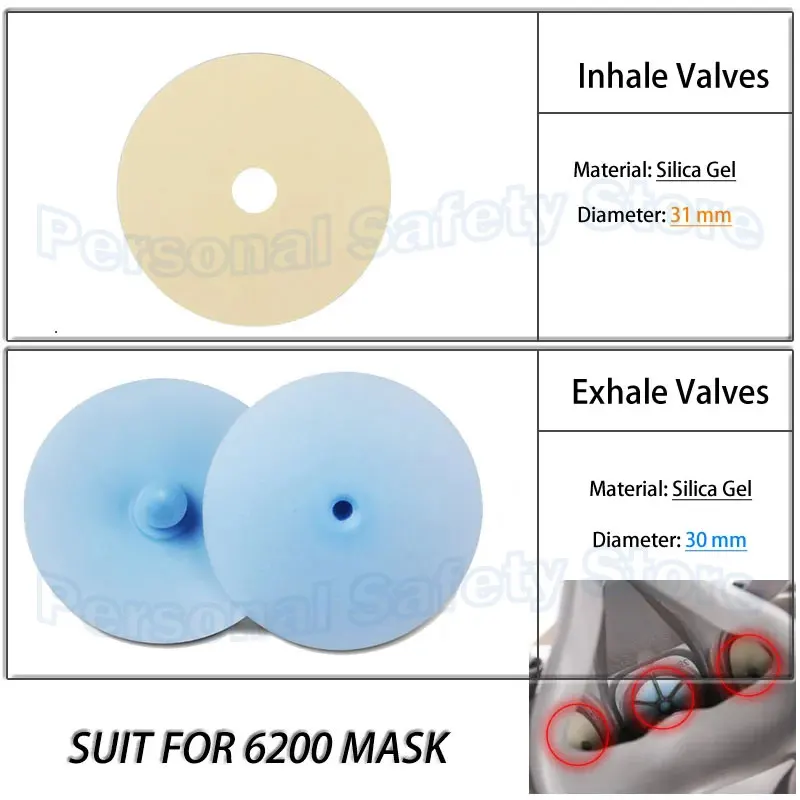 New 6281 Head Belt Strip Set For 6200 Dust Mask Half Face Gas Respirator Replace Accessories For 3m 6200 Work Safety