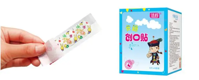 100pcs Waterproof Breathable Band Aid Cute Cartoon BandAids Hemostasis Adhesive Bandages First Aid Survival Medical Supplies