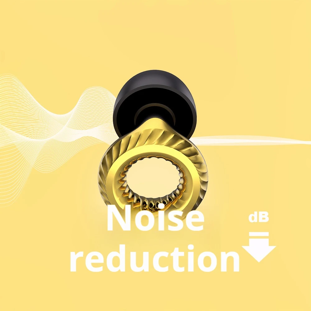 Silent Noise Cancelling Earbuds for Sleep Noise Cancelling Silicone Earbuds for Swimming, Motorcycles Noise Filtering Earbuds