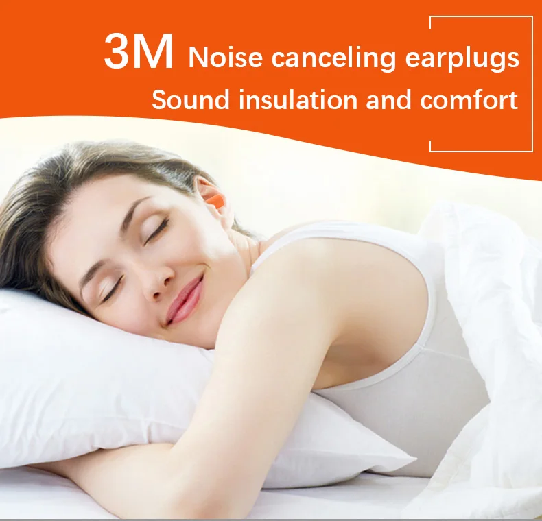 3m Anti-Noise Earplugs Noise Resistant Industrial Noise Reduction Mute Specialized Protective Anti-Disturbance Ultra Soundproof