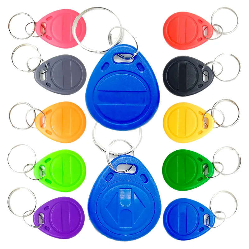 10pcs EM4305 T5577 125KHz RFID Rewritable Tag Key Fob Copy Cards Writable Keyfobs Write Tags For Copy Card