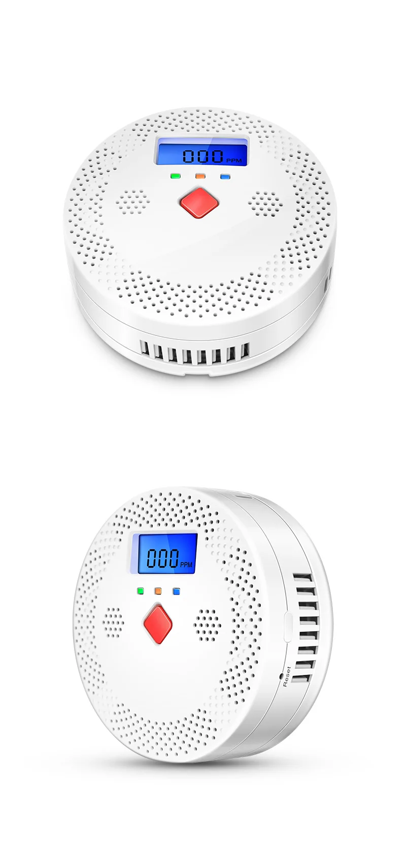 Tuya WiFi Smart Carbon Monoxide Detector Alarm 85dB Sound Warning LCD Digital Display Home Indoor Real-Time CO Monitor