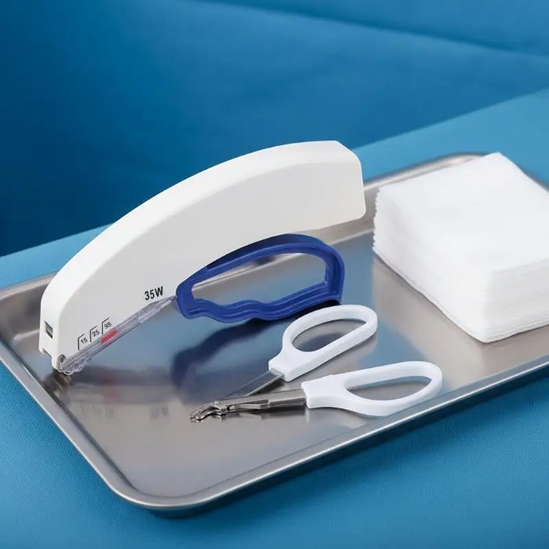 Skin Stapler for Surgery Includes Staple Remover & Needle Clipper Wound Closure Device for Suturing and Staple