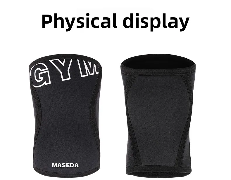 SCR Sports Knee Pads Colorful Neoprene Squat Weightlifting Basketball Strongman 7mm Outdoor Fitness Protection Gear