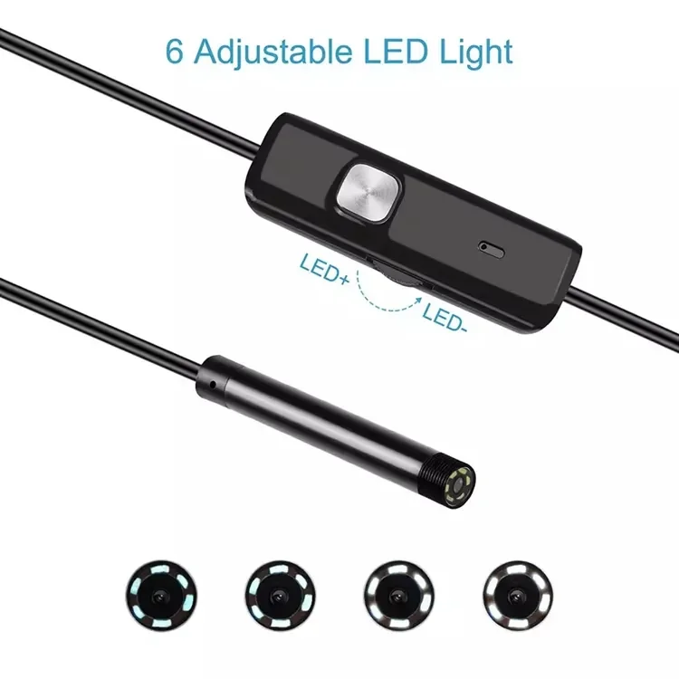 3.9/5.5/7.0/8mm 1080P 3in1 Single Dual Lens Endoscopic Inspection Tool Camera Piping Endoscope For Android Mobile Smartphone Car