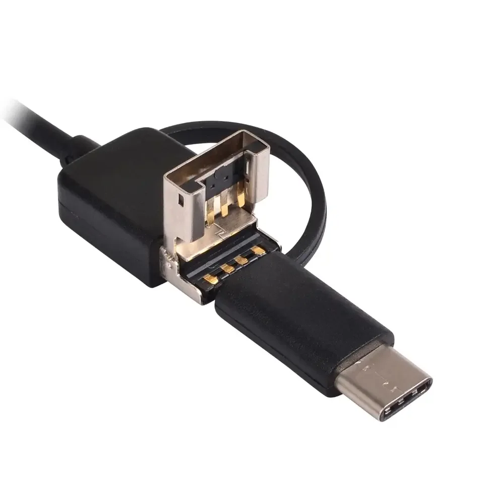 3.9/5.5/7.0/8mm 1080P 3in1 Single Dual Lens Endoscopic Inspection Tool Camera Piping Endoscope For Android Mobile Smartphone Car