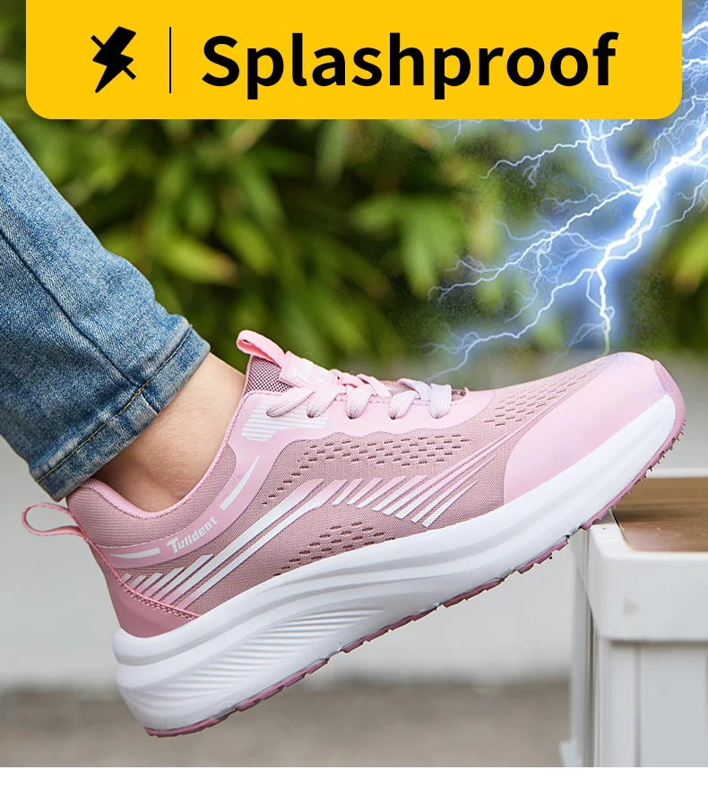 Ladies' Safety Shoes, Anti-Smashing and Anti-Puncture Work Shoes, Insulated Shoes, Lightweight and Fashionable Protective Boots