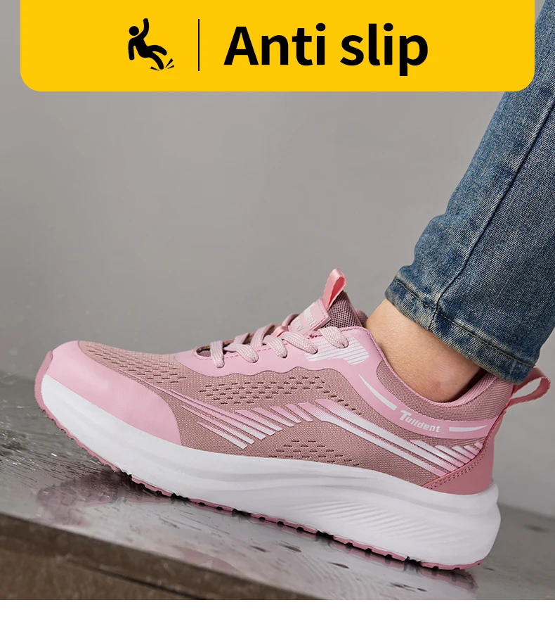 Ladies' Safety Shoes, Anti-Smashing and Anti-Puncture Work Shoes, Insulated Shoes, Lightweight and Fashionable Protective Boots