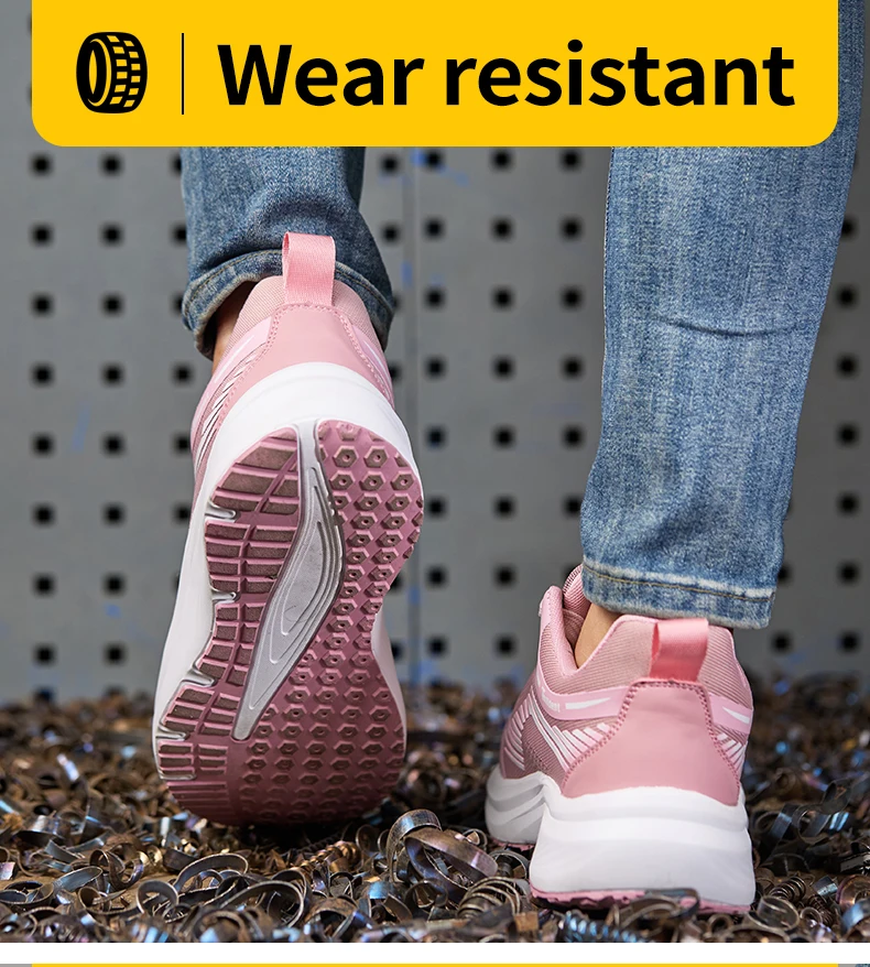 Ladies' Safety Shoes, Anti-Smashing and Anti-Puncture Work Shoes, Insulated Shoes, Lightweight and Fashionable Protective Boots