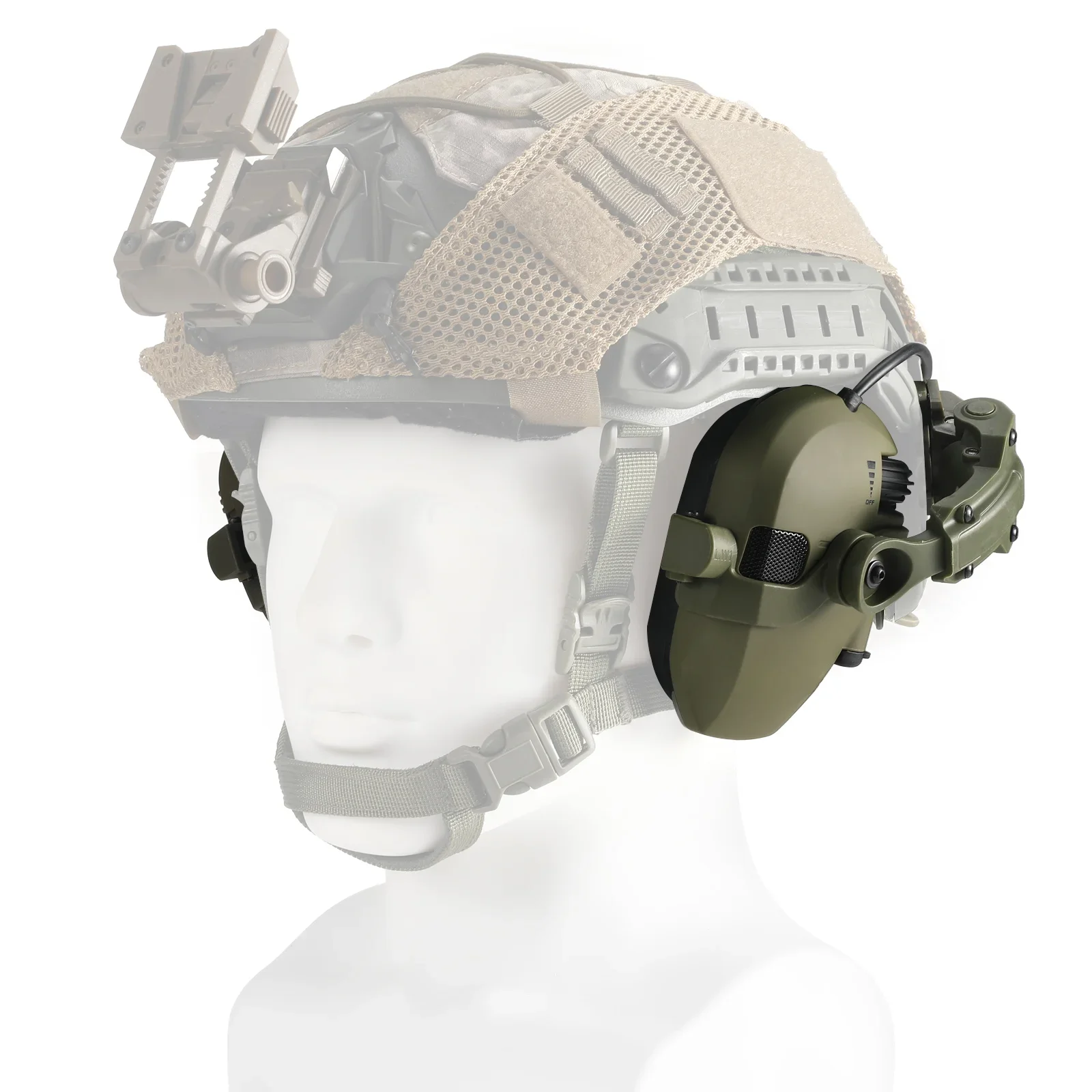 Premium Electronic Shooting Earmuffs - 23dB Active Noise Cancelling Hearing Protection for Hunting Shooting & Tactical Training