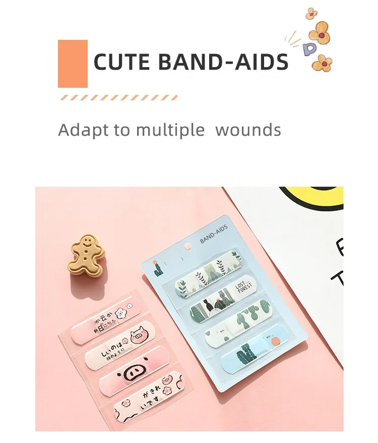 40pcs/80pcs/120pcs Cartoon Series CHILDREN'S Emergency Bandages Waterproof Bandages Medical Wound Hemostatic Patches
