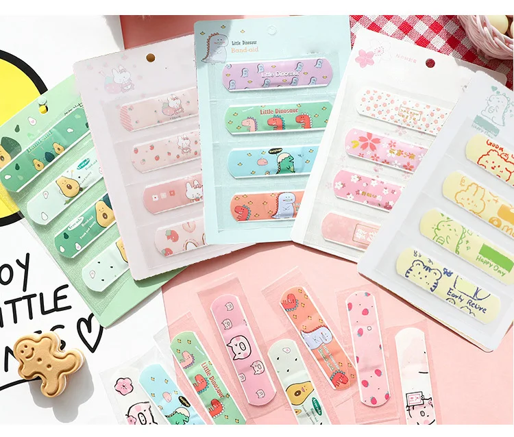40pcs/80pcs/120pcs Cartoon Series CHILDREN'S Emergency Bandages Waterproof Bandages Medical Wound Hemostatic Patches