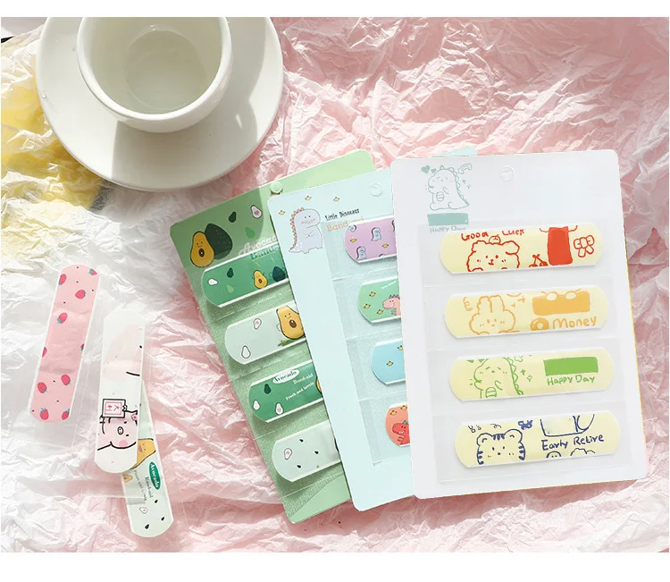 40pcs/80pcs/120pcs Cartoon Series CHILDREN'S Emergency Bandages Waterproof Bandages Medical Wound Hemostatic Patches