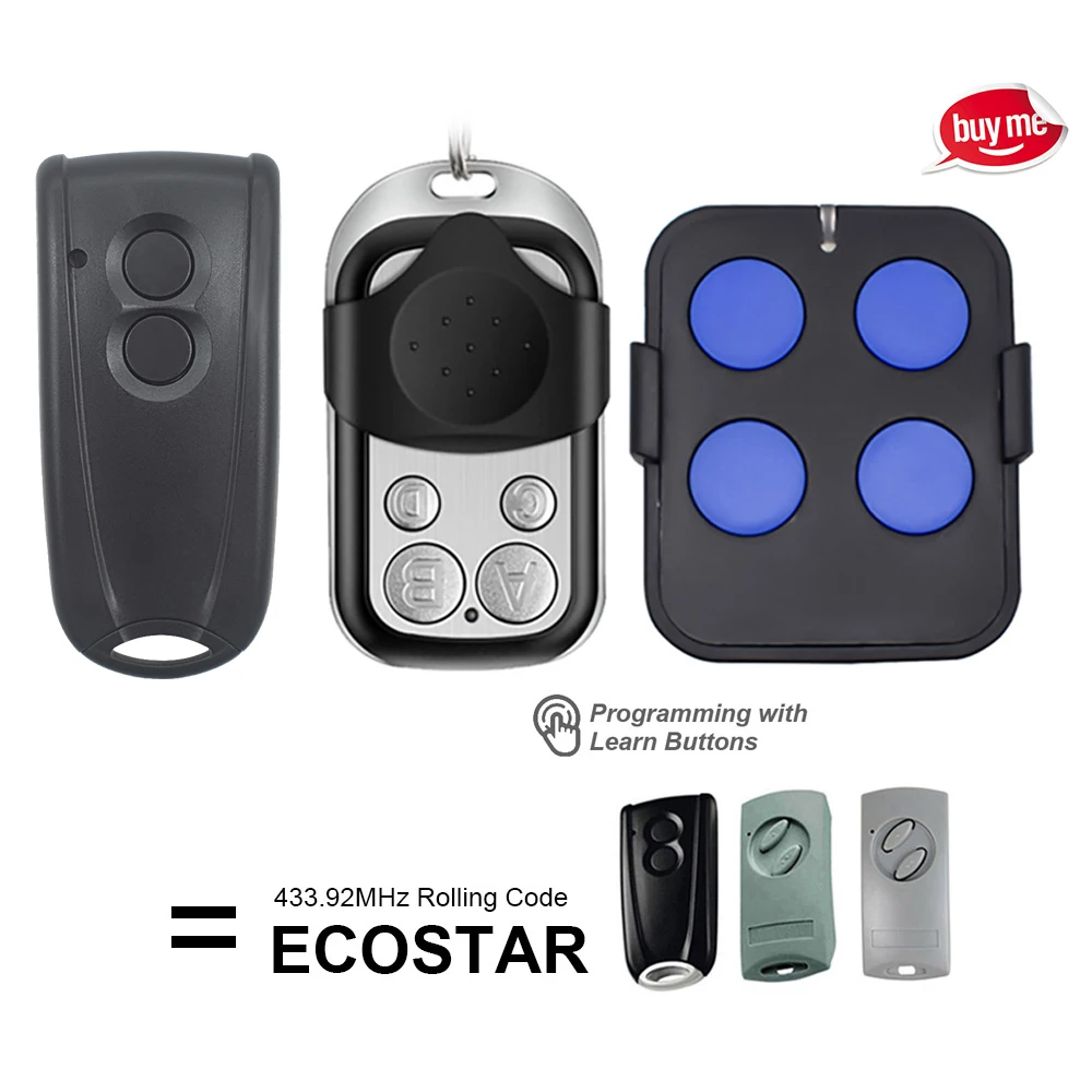 RSE2 RSC2 433MHz Remote Control Rolling Code RSC2-433 RSE2-433 Mhz Remote Control With Battery