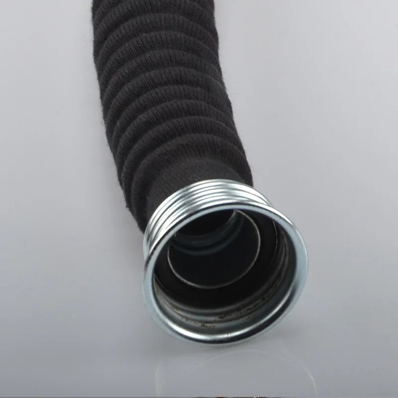 0.5m/1m 40MM Rubber Corrugated Tube Gas Dust Mask Filter Interface Snorkel Wear Resistant Anti-aging Filter Connecting Pipe