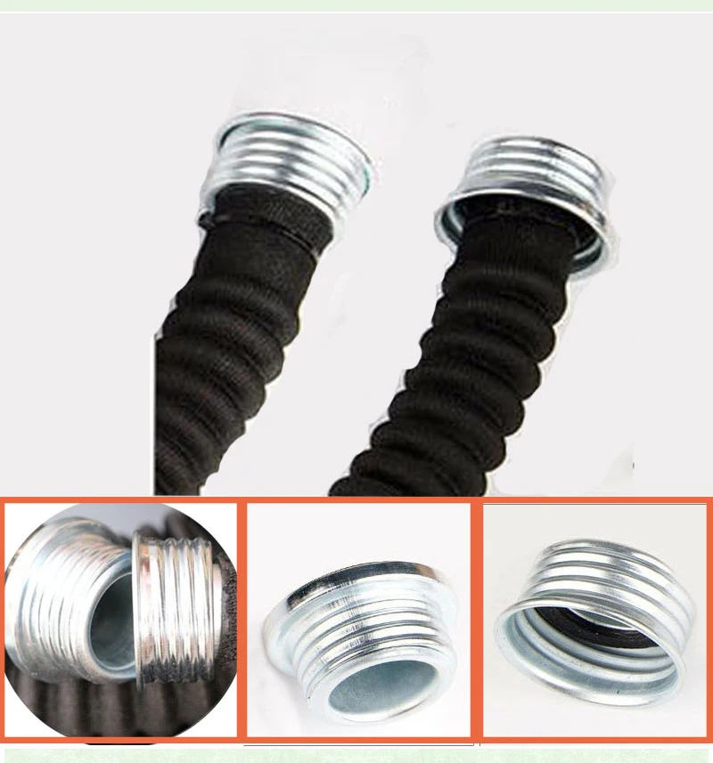 0.5m/1m 40MM Rubber Corrugated Tube Gas Dust Mask Filter Interface Snorkel Wear Resistant Anti-aging Filter Connecting Pipe